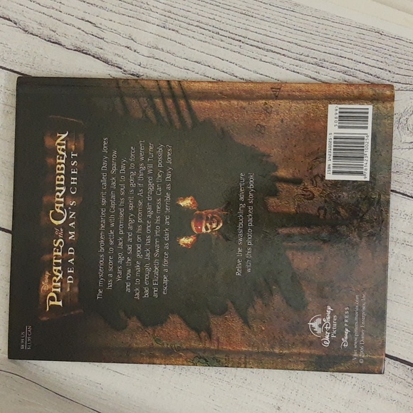 Disney Pirates of the Caribbean Dead Man's Chest Movie Storybook Hardcover Book - Picture 4 of 12